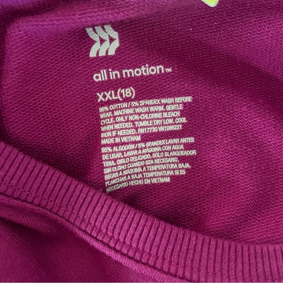 AIM NWT Magenta Crewneck Pullover Sweater - Kid’s XXL (Size 18) - Picture 10 of 16